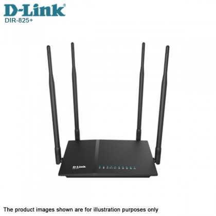D-Link DIR-825+ AC1200 High-Gain 7dbi x 4 Wi-Fi Multi User MIMO Dual Band Gigabit Router - Unifi TIME Maxis Fiber D-Link DIR-825+ AC1200 High-Gain 7dbi x 4 Wi-Fi Multi User MIMO Dual Band Gigabit Router - Unifi TIME Maxis Fiber